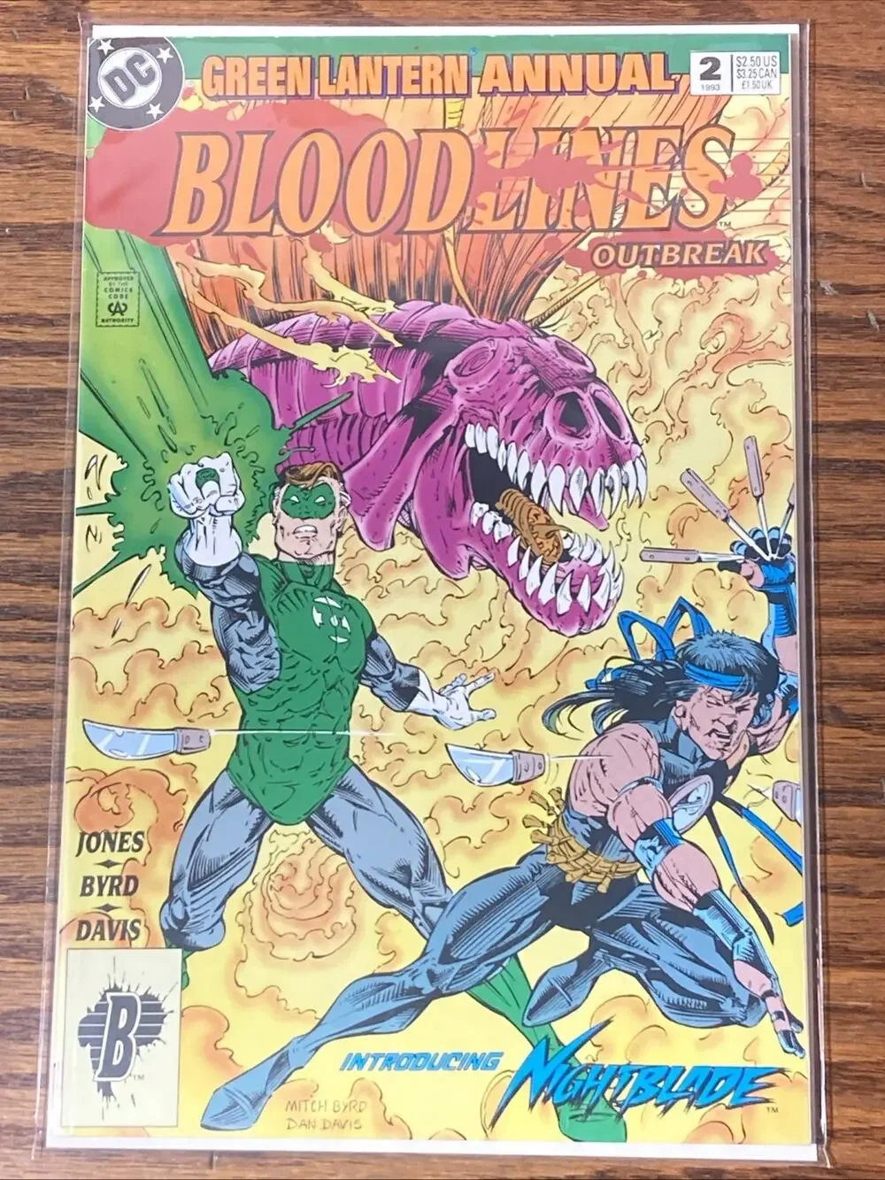 Green Lantern Annual #2 Bloodlines Outbreak DC Comic Book 1993